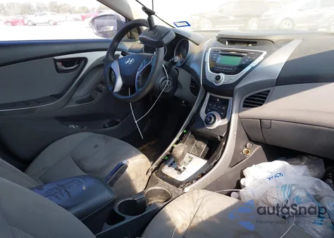 2012 Hyundai Elantra Gls from USA, damaged, VIN 5NPDH4AE4CH141446